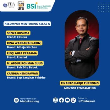 Salah satu mentor KMB TDA Bekasi 8.0 (TDA Bekasi)