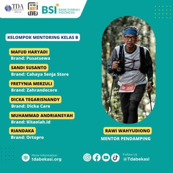 Salah satu mentor KMB TDA Bekasi 8.0 (TDA Bekasi)