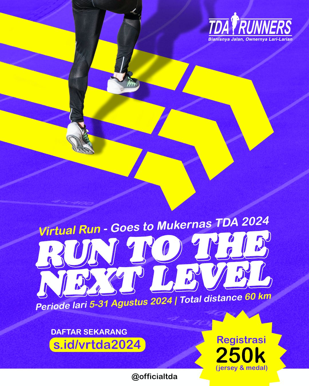 Akhirnya Virtual Running 2024 TDA Dimulai, Simak Cara Daftarnya Disini 1 virtual running 2024