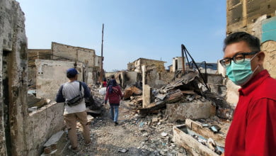 Kebakaran di Manggarai Jakarta Selatan