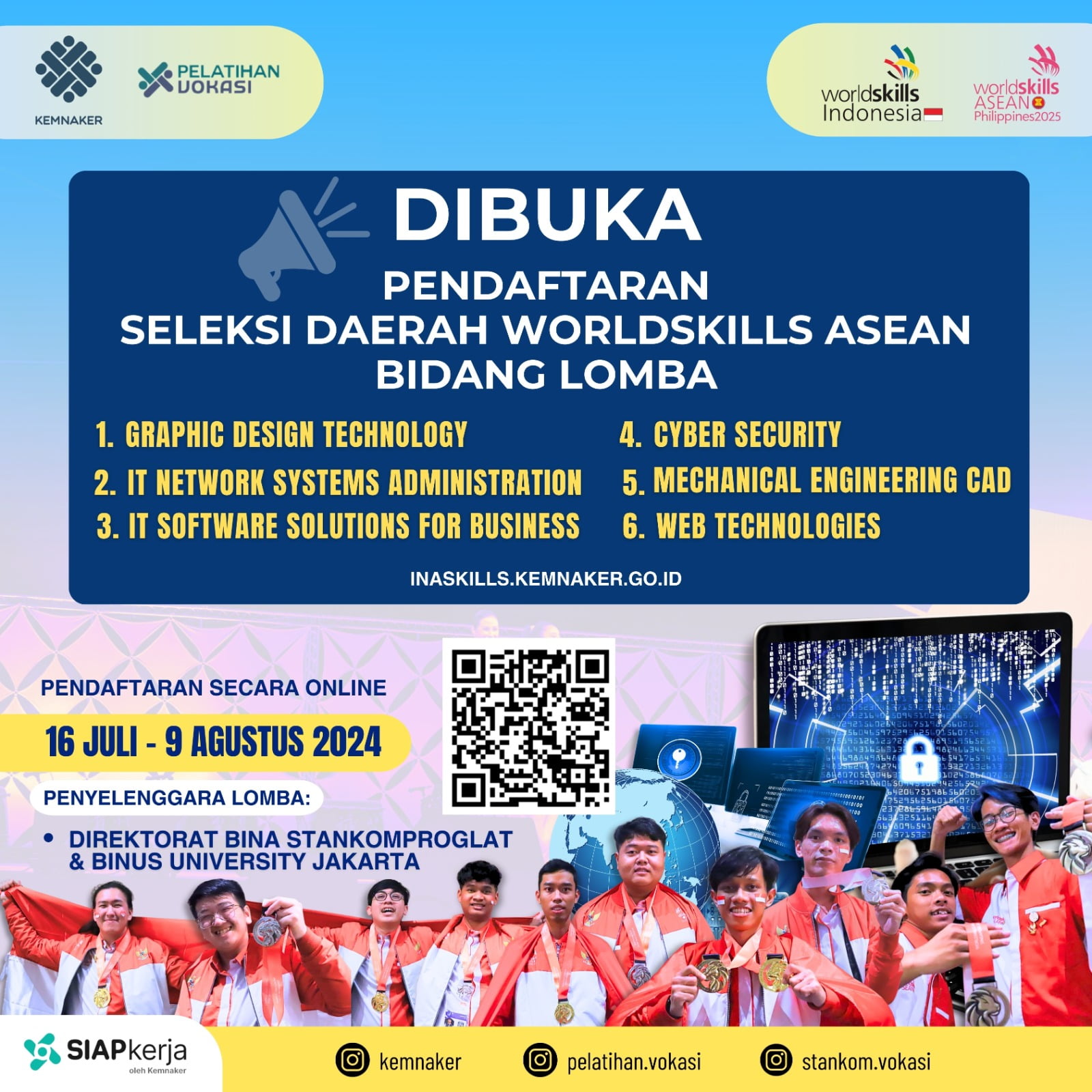 Selekda WorldSkills ASEAN 2024