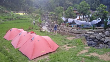 Berkemah di Muara Jambu Subang